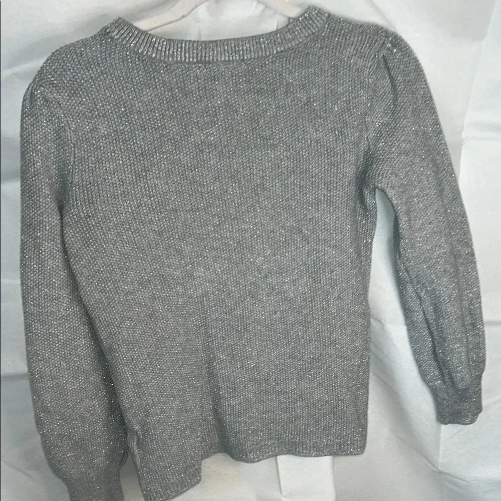 Gap Kids Shimmering Silver Sweater